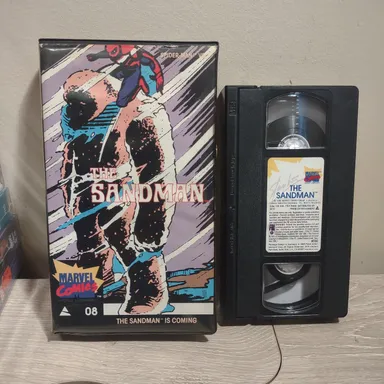 Spiderman Meets The Sandman VHS Marvel Comics