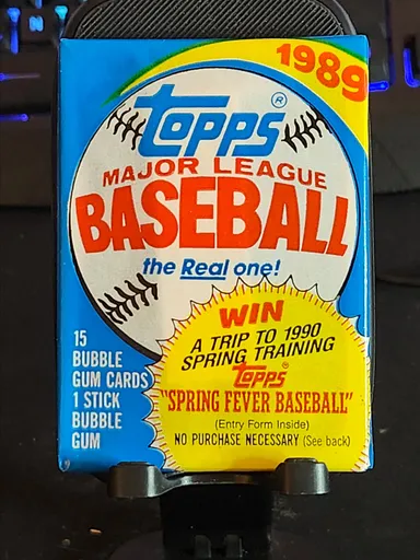 1989 Topps Baseball Sealed Wax Pack