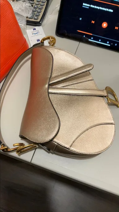 Torlintor only! Saddle bag gold, and lady dior small