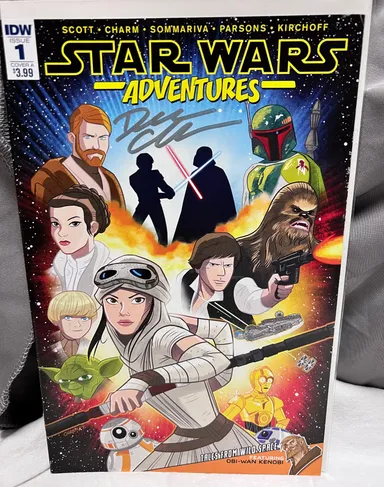 Autographed Star Wars Comic book