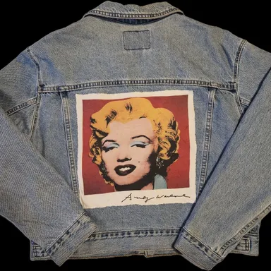  Upcycled Warhol Denim Jacket