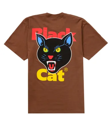Supreme Size XL Black Cat Brown T-Shirt