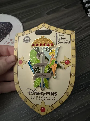 2024 Disney Parks Tales Of The Sword Collection Pin Tinkerbell Peter Pan