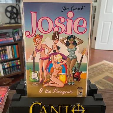 JOSIE & THE PUSSYCATS SDCC variant signed by Dan Parent