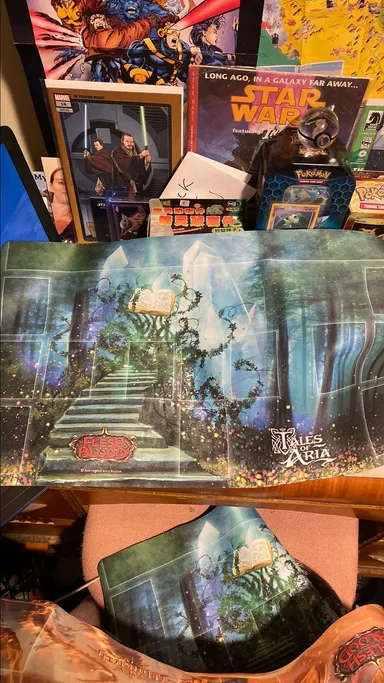 Flesh and Blood Tales of Aria Tome of Harvests Playmat Mark Poole Exclusive