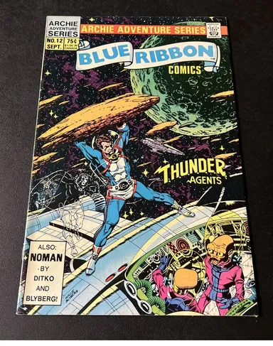 T.H.U.N.D.E.R. AGENTS #12 Vol.2 : 1983 HIGH-GRADE BLUE RIBBON COMICS THUNDER