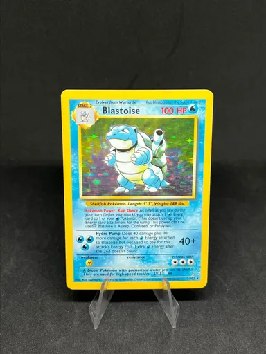 1999 Pokémon Blastoise Base set -MP