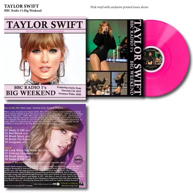 Taylor Swift - "BBC RADIO 1's BIG WEEKEND" (LP)(PINK)