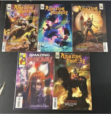 Amazing Fantasy 1-4, 3 Variant  Comic Lot Run Set Marvel Kaare Andrews
