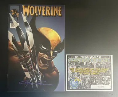 Wolverine #8 Clayton Crain Variant Signed with certificate of authenticity 9.8! 2021 Combined Shippi