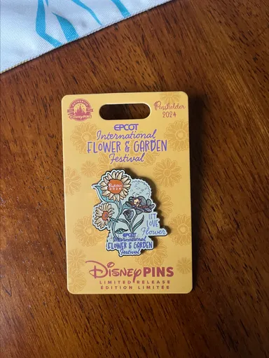 Disney Epcot Flower And Garden 2024 Spike The Bee Passholder Pin LE 4000 Pin