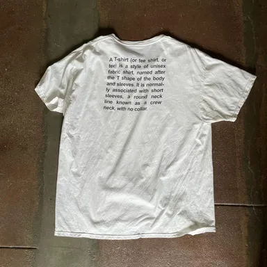 Vetements x Hanes "T-Shirt" Collaboration. 