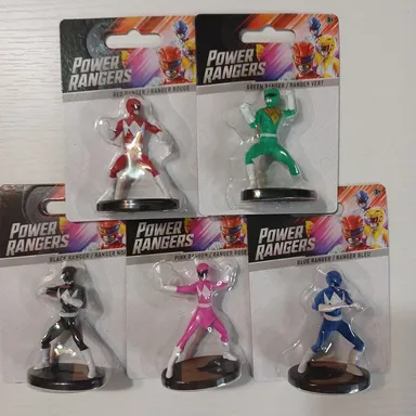 Power Rangers Figurine Set (set of 5)