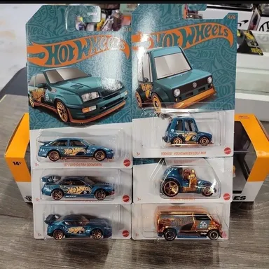 Hot Wheels 56th Anniversary Set B Complete with Chase Van
