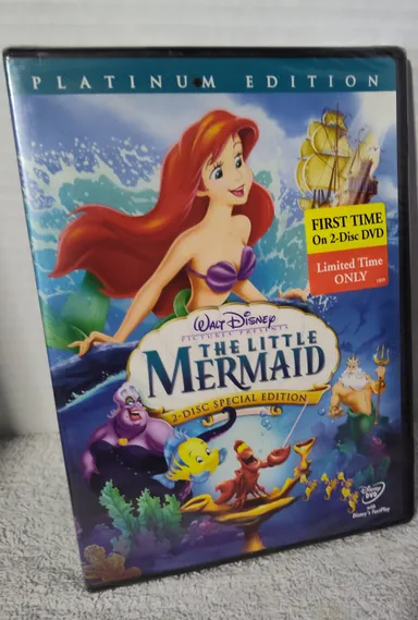DISNEY The Little Mermaid (DVD, 2-Disc, 2006 Platinum Special Edition) BRAND NEW
