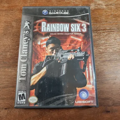 Nintendo Game Cube Rainbow Six 3 Squad Based Counter Terror Game With Regi Card