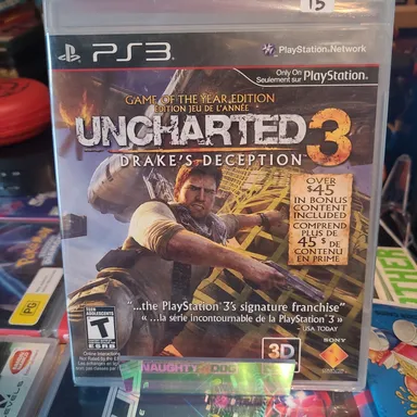 PS3 Uncharted 3 Drake's Deception