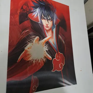 Narutu Shippuden  Sasuke Itachi 2 in 1 3d Holographic Poster