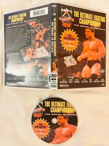 UFC 1995 UFC 7 DVD & Case