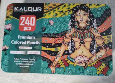  KALOUR Professional Colored Pencils,Set of 240 Colors, Artists Soft Core