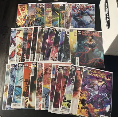 Captain Marvel 1-6,8-28,30-33,35-37 Comic Lot Thompson NMmissing 3 Comics