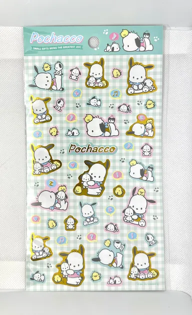 Sanrio Pochacco Sticker Sheet - Toys