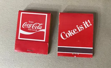Vintage Coca Cola Matchbook