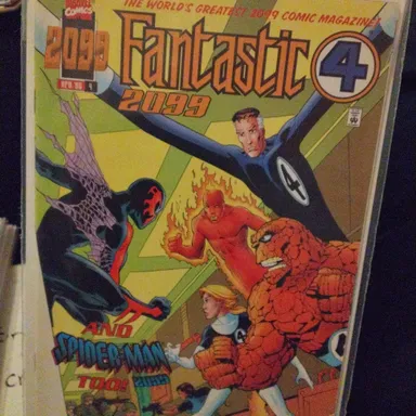 Fantastic Four 2099 Series #4 1996 Fantastic Four and Spider-Man Clean and Straight