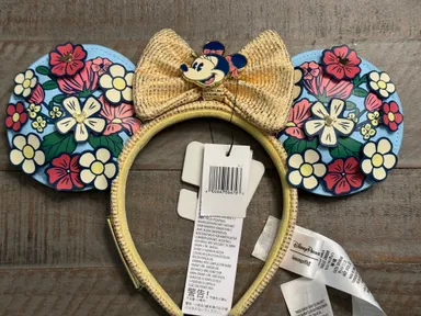 Disney Parks Port Orleans Riverside Loungefly Minnie Mouse Ears Headband Resort