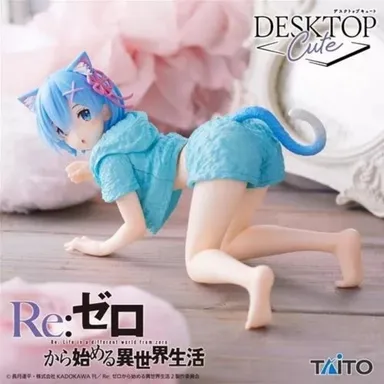 [Anime] TAITO Re:Zero Life in Another World Desktop Cute REM Cat Room Wear version Figure