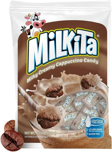 Milkita Creamy Milkshake Candy Cappucino (Indonesia)