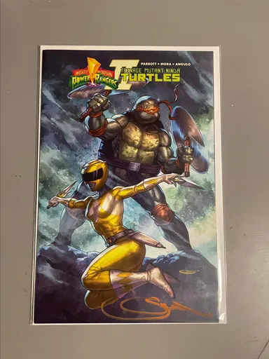 TMNT MMPR II #1 Signed by Sajad Shah