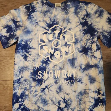 SnowDay Basic SnowDay Tee Blue Size L Brand New With Tags! High Quality Design