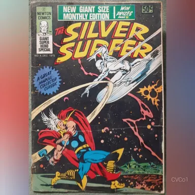 Silver Surfer #4 HTF Gem Key Rare Variant/1st Thor vs Surfer, Loki appearance/Newton Comics AUS