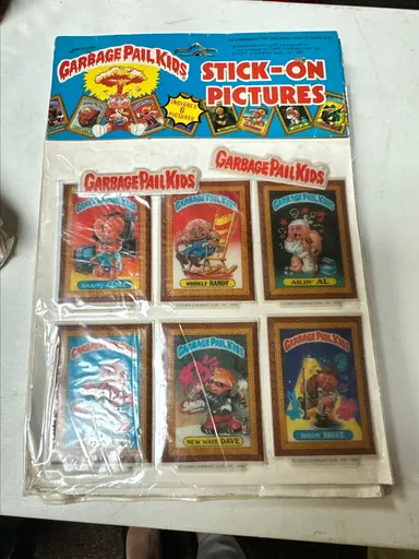 Garbage Pail puff stickers TOPP's 1985