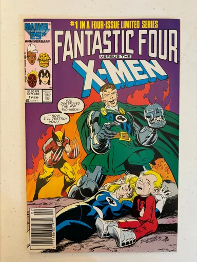 Fantastic Four vs. X-Men #1 Marvel (1987) 1st Print Comic Book Amazing Condition