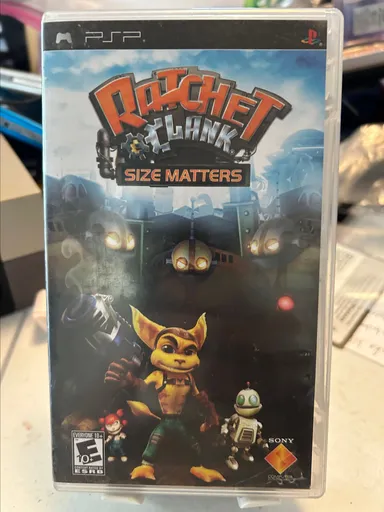 PSP ratchet and clank size matters