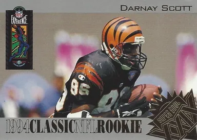 1994 Classic NFL Experience Rookie #R8 Darnay Scott Cincinnati Bengals