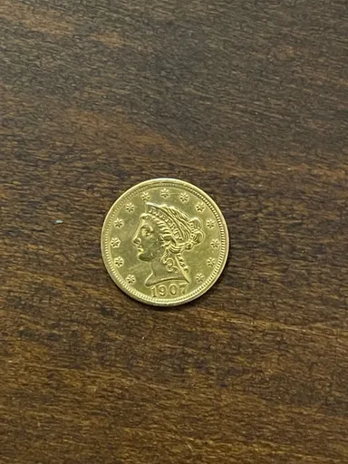 1907 Indian 2.5 $ Gold piece