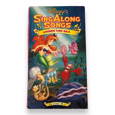 Disney's SingAlong Songs: Under The Sea VHS Tape