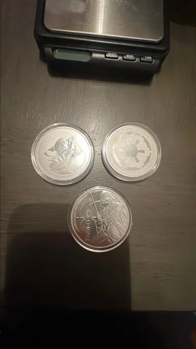 Star Wars 3, 1 oz coins