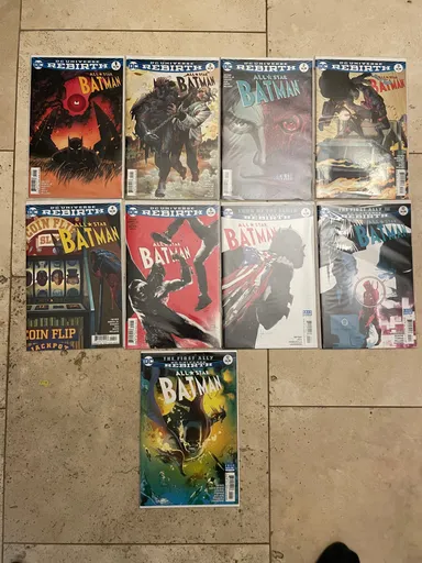 BATMAN ALL-STAR (9 COMICS) & BATMAN 2016 (18 BOOKS) FOR HOODSDIECAST