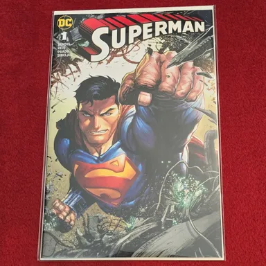 Superman #1 - NM+ Cond - 2018 ‐ Tyler Kirkham Cover Art - Unknown Comics Trade Variant