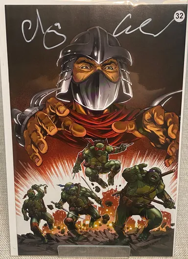 TMNT #1 NYCC Virgin Variant 2x Signed by Isaac and Esau Escorza with COA