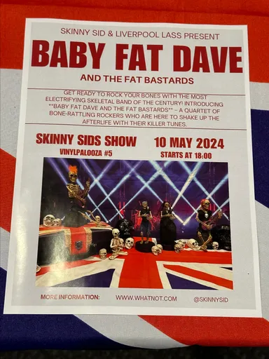 Bonus Baby Fat Dave and the Fat Bastards Concert Flyer