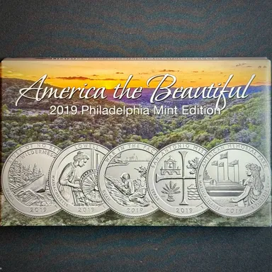 2019 Philadelphia Mint America the Beautiful Quarters