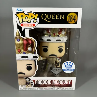 Funko Pop Rocks: Queen - Freddie Mercury #184 Diamond Funko Shop Exclusive