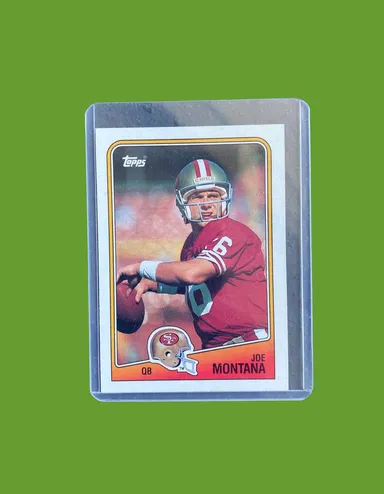 Joe Montana 1988 Topps NFL Football Card