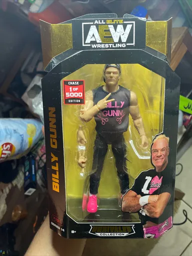 AEW  Unrivaled Collection  Series 14  BILLY GUNN  #131  1-5000 CHASE  Wrestling  Action Figure NEW