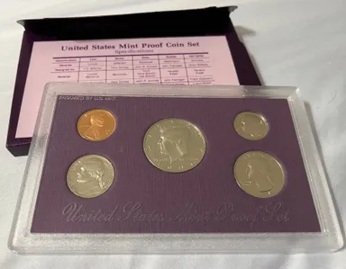 1991 US Mint Uncirculated Proof Coin Set